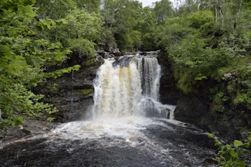 The Falls of Falloch in the Loch Lomond and Trossachs National Park, Scotland