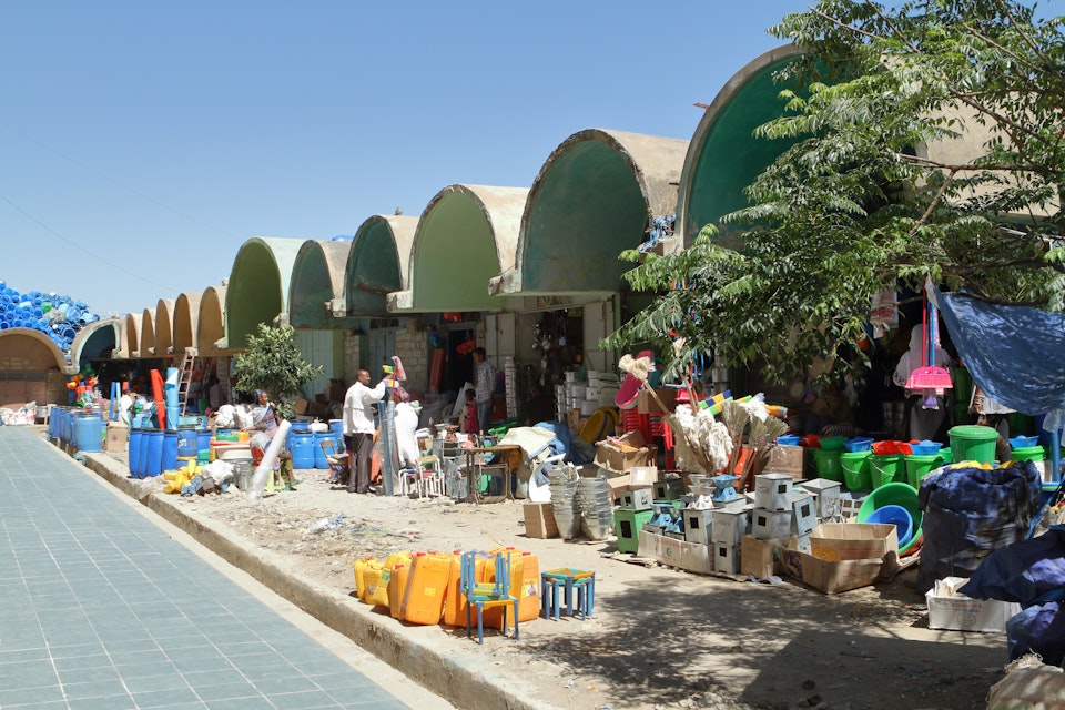 The Market Hall of Mekele in Ethiopia, 10. November 2012