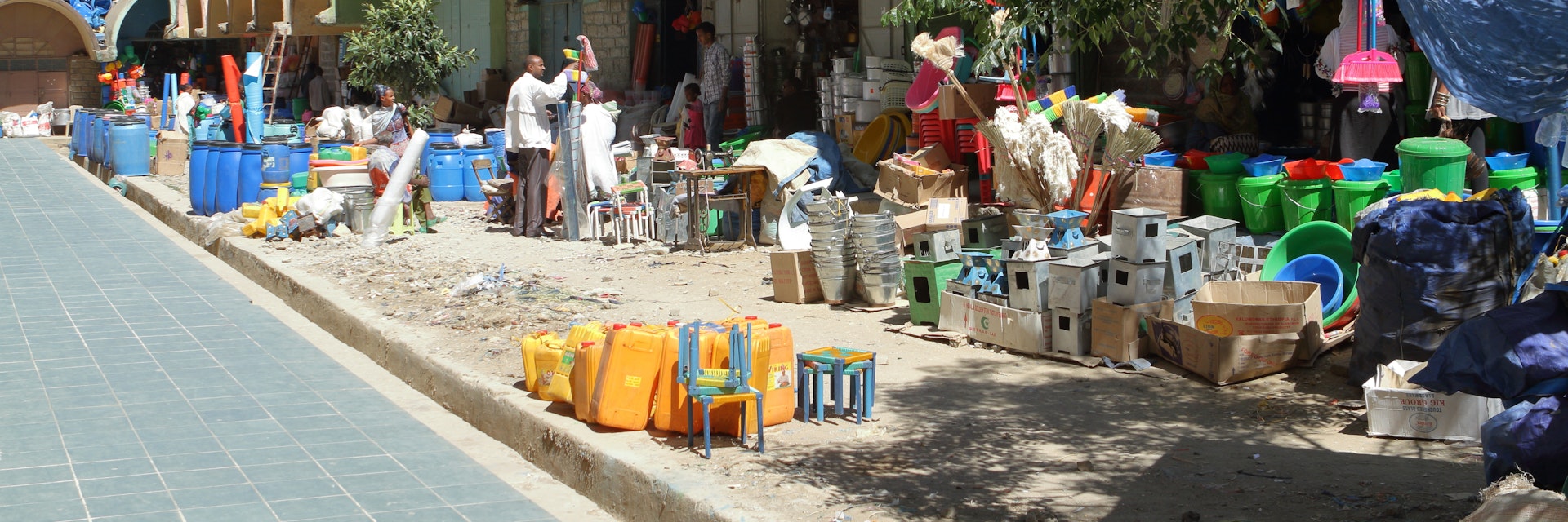 The Market Hall of Mekele in Ethiopia, 10. November 2012