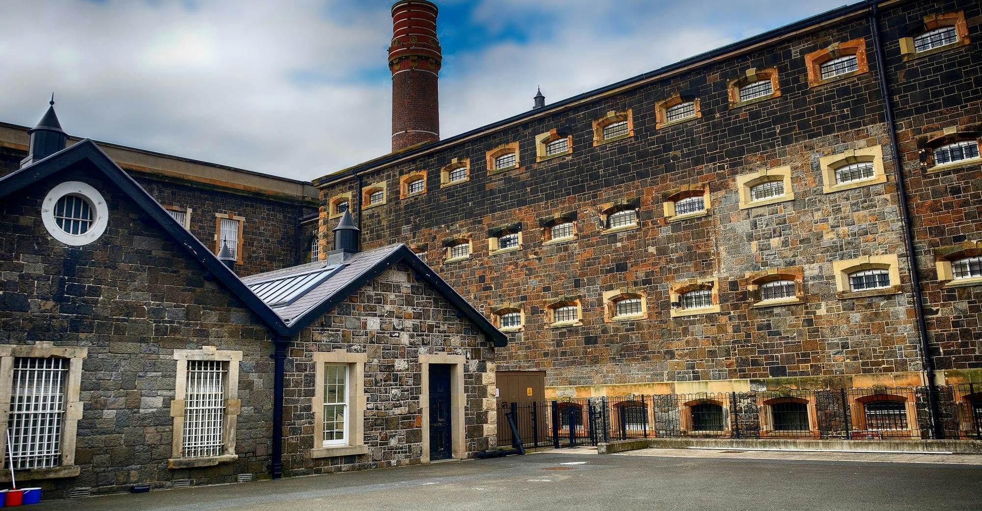 BELFAST, NORTHERN IRELAND - APRIL 23: The Crumlin Road Gaol 23 April, 2017 at Belfast. The Crum was one of the most secure prison in Belfast until 1996, when it was closed.