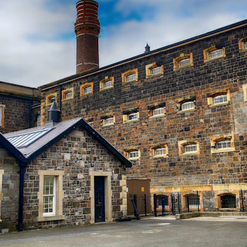 BELFAST, NORTHERN IRELAND - APRIL 23: The Crumlin Road Gaol 23 April, 2017 at Belfast. The Crum was one of the most secure prison in Belfast until 1996, when it was closed.
