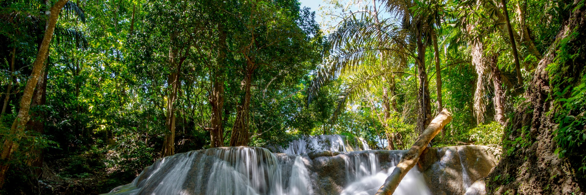 Oenesu Waterfalln West Kupang district of Kupang regency which is part of East Nusa Tenggara province has a stunning natural beauty waterfall; Shutterstock ID 1624143865; your: Erin Lenczycki; gl: 65050; netsuite: Online Editorial; full: Destination