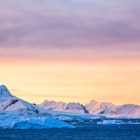 Summer sunset in Antarctica