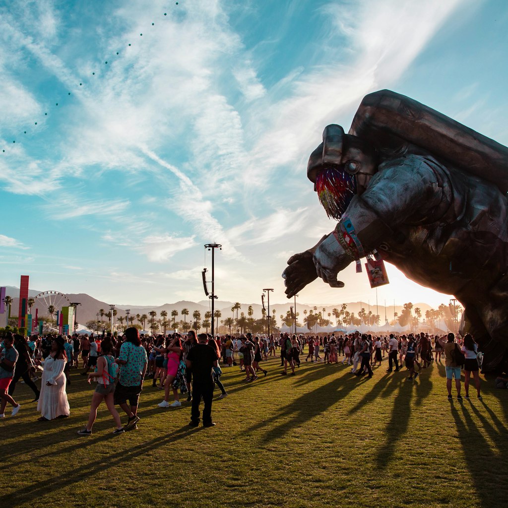 2019 Coachella Valley Music And Arts Festival - Weekend 1 - Day 3
INDIO, CALIFORNIA - APRIL 14: Overview Effect, Spectra and Colossal Cacti are seen during the 2019 Coachella Valley Music And Arts Festival on April 14, 2019 in Indio, California. (Photo by Natt Lim/Getty Images for Coachella)