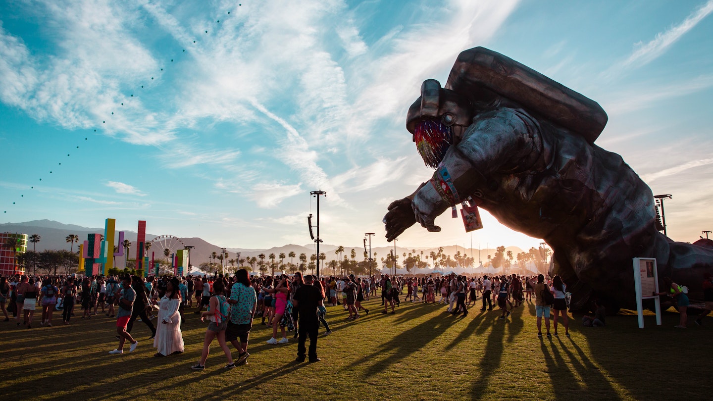 2019 Coachella Valley Music And Arts Festival - Weekend 1 - Day 3
INDIO, CALIFORNIA - APRIL 14: Overview Effect, Spectra and Colossal Cacti are seen during the 2019 Coachella Valley Music And Arts Festival on April 14, 2019 in Indio, California. (Photo by Natt Lim/Getty Images for Coachella)