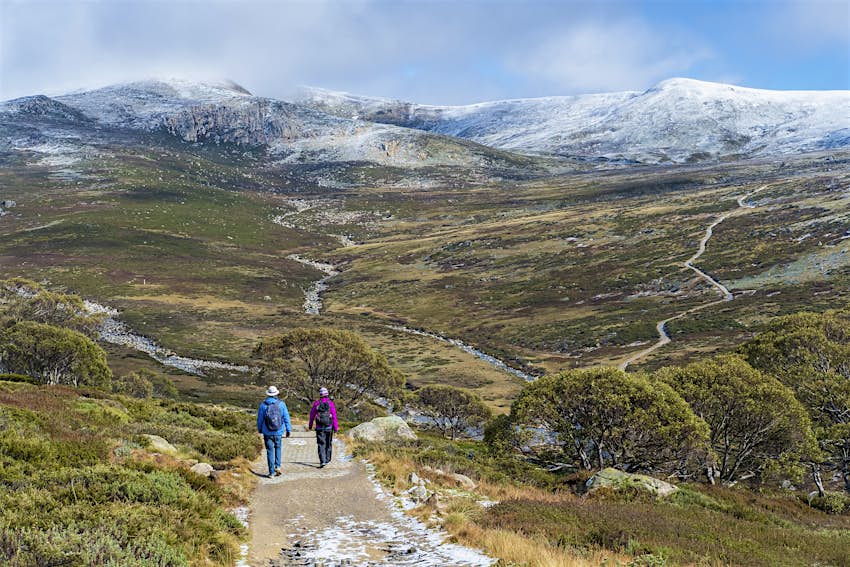 A hike through Charlotte Pass in Kosciuszko National Park, New South Wales 