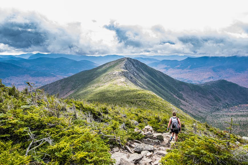 Basin Rim Trail of White Mountain National Forest, New Hampshire