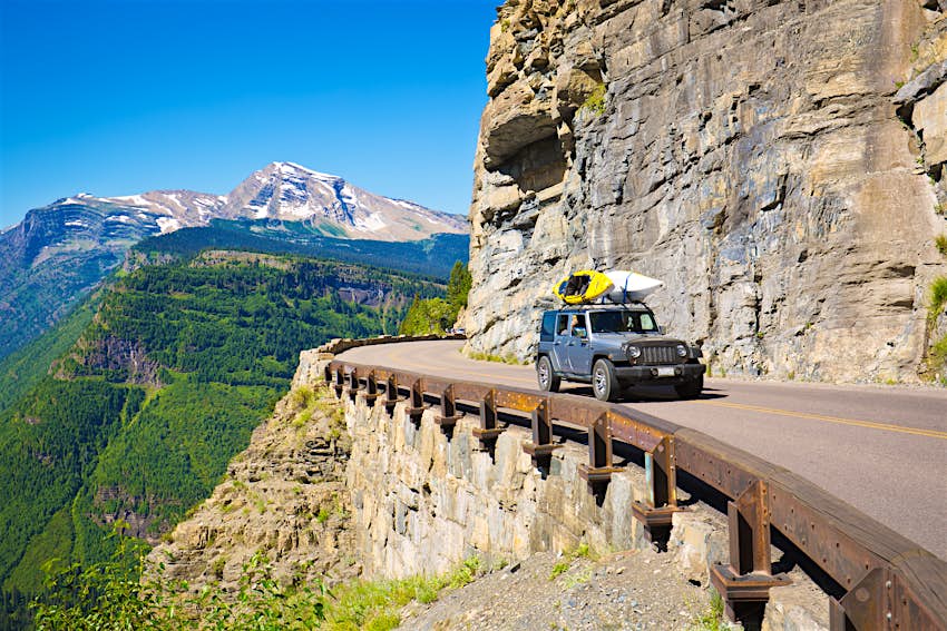 Going To The Sun Road at Glacier National Park, Montana
