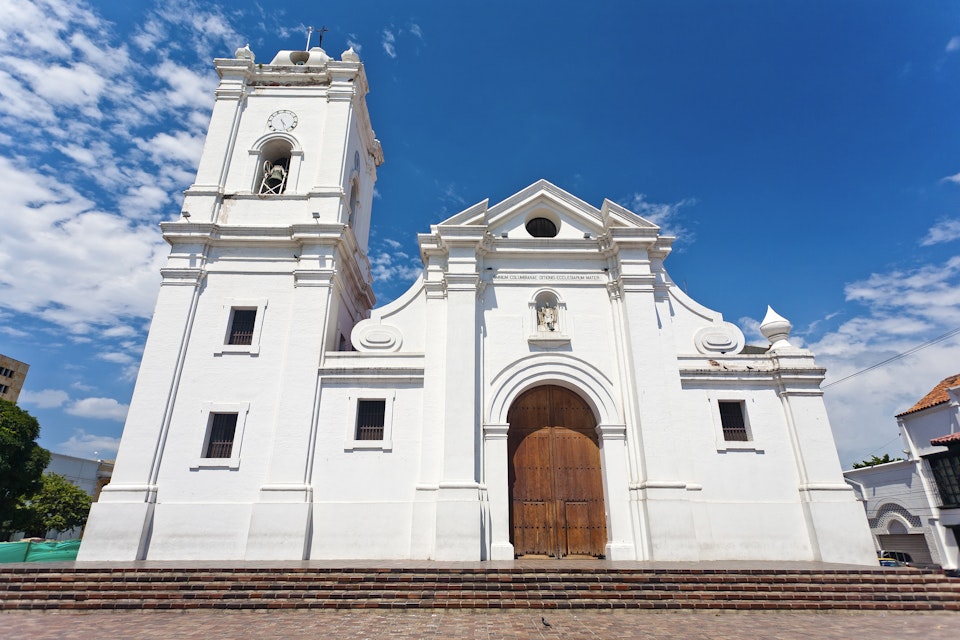The Santa Marta Cathedral Is A National Monument Built In 1766 Which Held The Remains Of Simon Bolivar Until 1842.