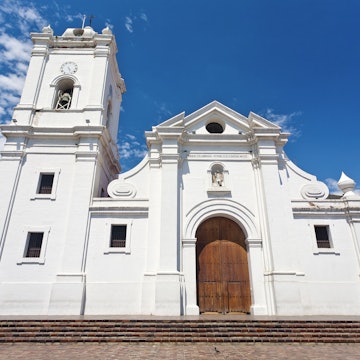 The Santa Marta Cathedral Is A National Monument Built In 1766 Which Held The Remains Of Simon Bolivar Until 1842.