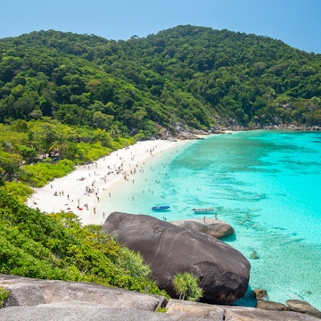 View point at Donald Duck Bay at Ko Similan Island in Similans national park, Thailand