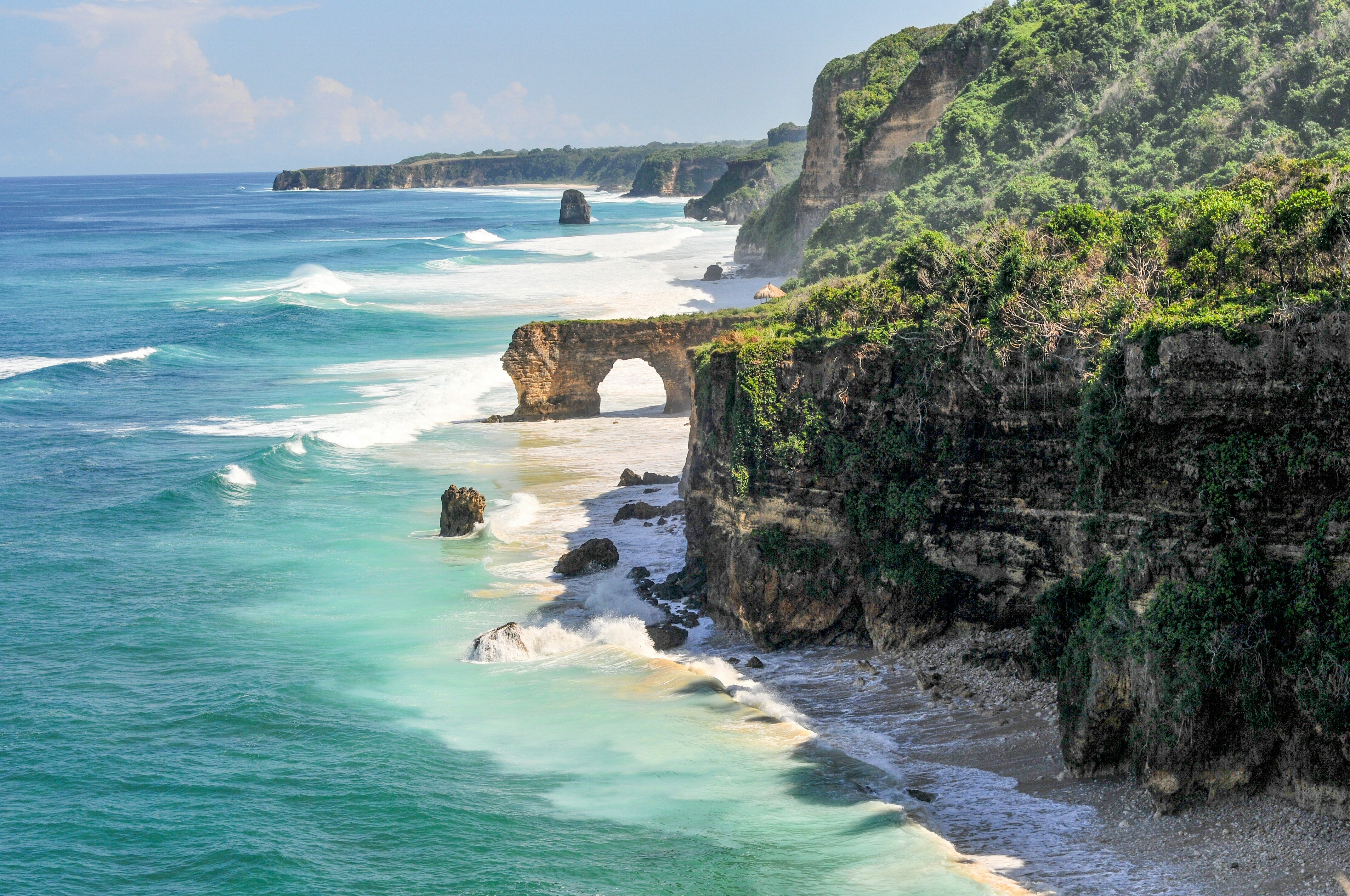 The rock arch at Bawana Beach, Sumba