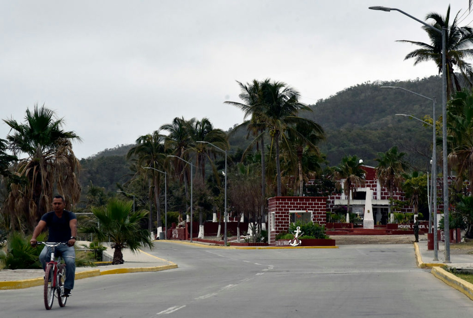 View of Islas Marias federal prison at Isla Maria Madre