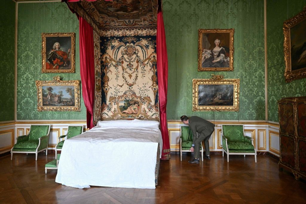 Newly-renovated Chambre du Dauphin at the Palace of Versailles