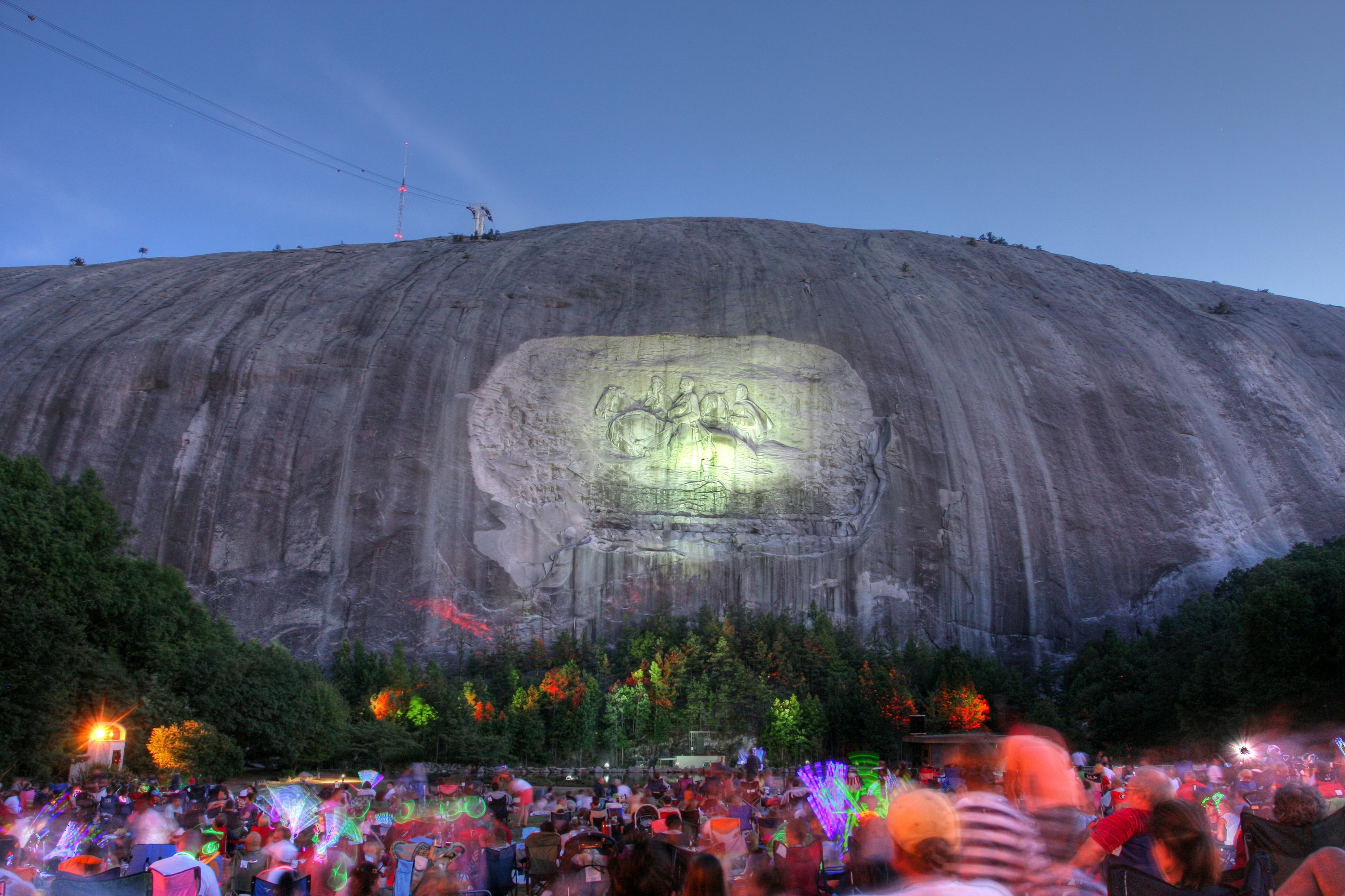 fireworks at Stone Mountain in Atlanta; Shutterstock ID 35528275; your: Bridget Brown; gl: 65050; netsuite: Online Editorial; full: POI Image Update