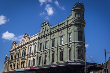 Vernacular architecture on King Street, Newtown, NSW, Sydney, Australia