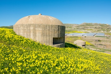 German bunker in Sicily, near Gela