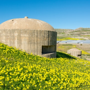 German bunker in Sicily, near Gela