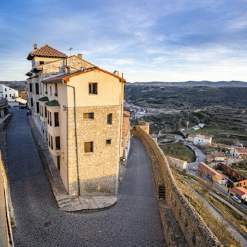 Morella village in Castellon Province, Spain