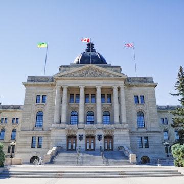 Saskatchewan Legislative Building in Regina, Canada.