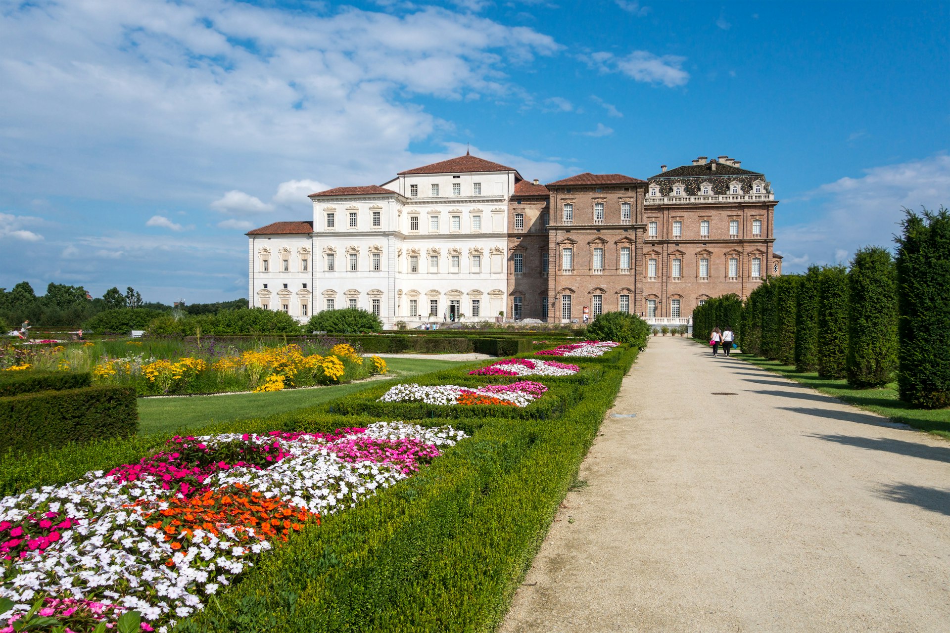 Gardens of the Palace of Venaria, the residence of the Royal House of Savoy