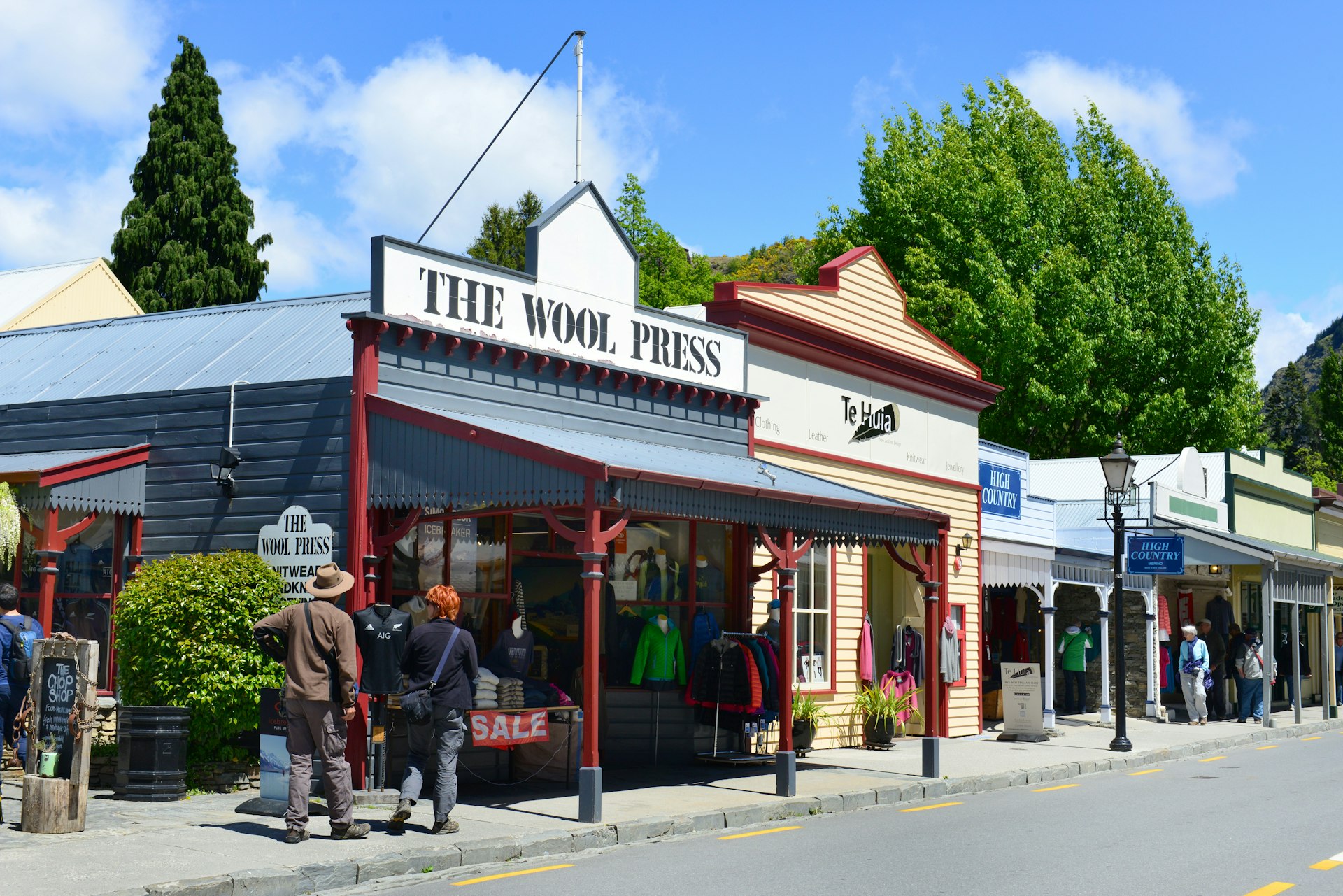 Heritage shops in Arrowtown, Otago, New Zealand