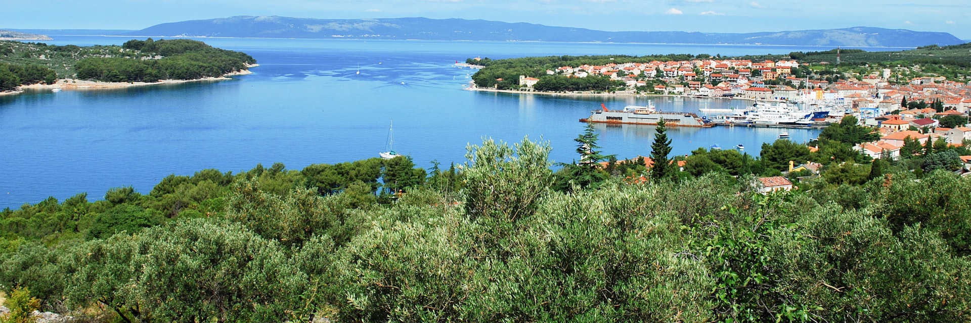 Small port on the island of Lošinj.