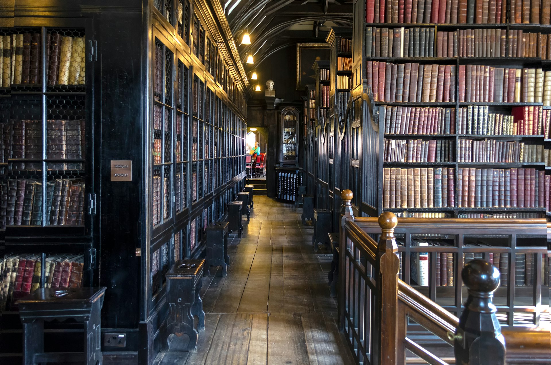 Chetham’s Library in Manchester, England, is the oldest public library in the English-speaking world, first opened to the public in 1653