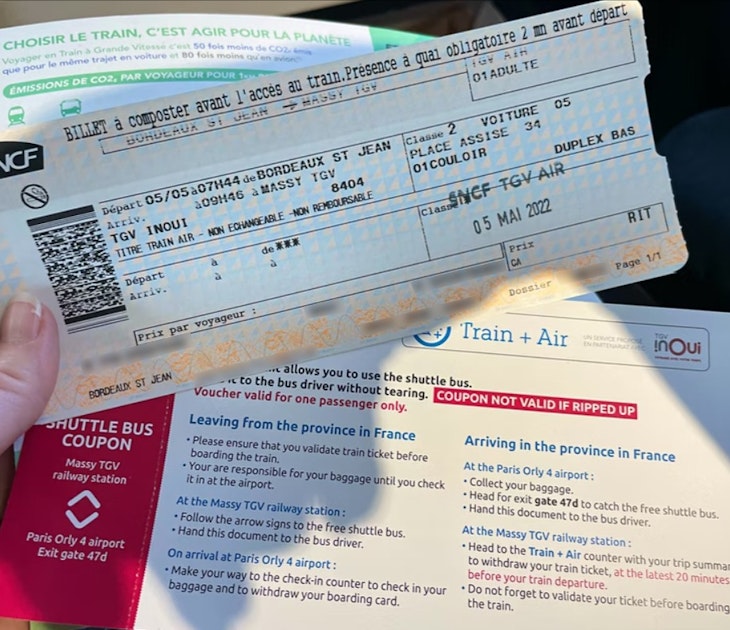 Air and rail package tickets for France © Melissa Yeager/Lonely Planet