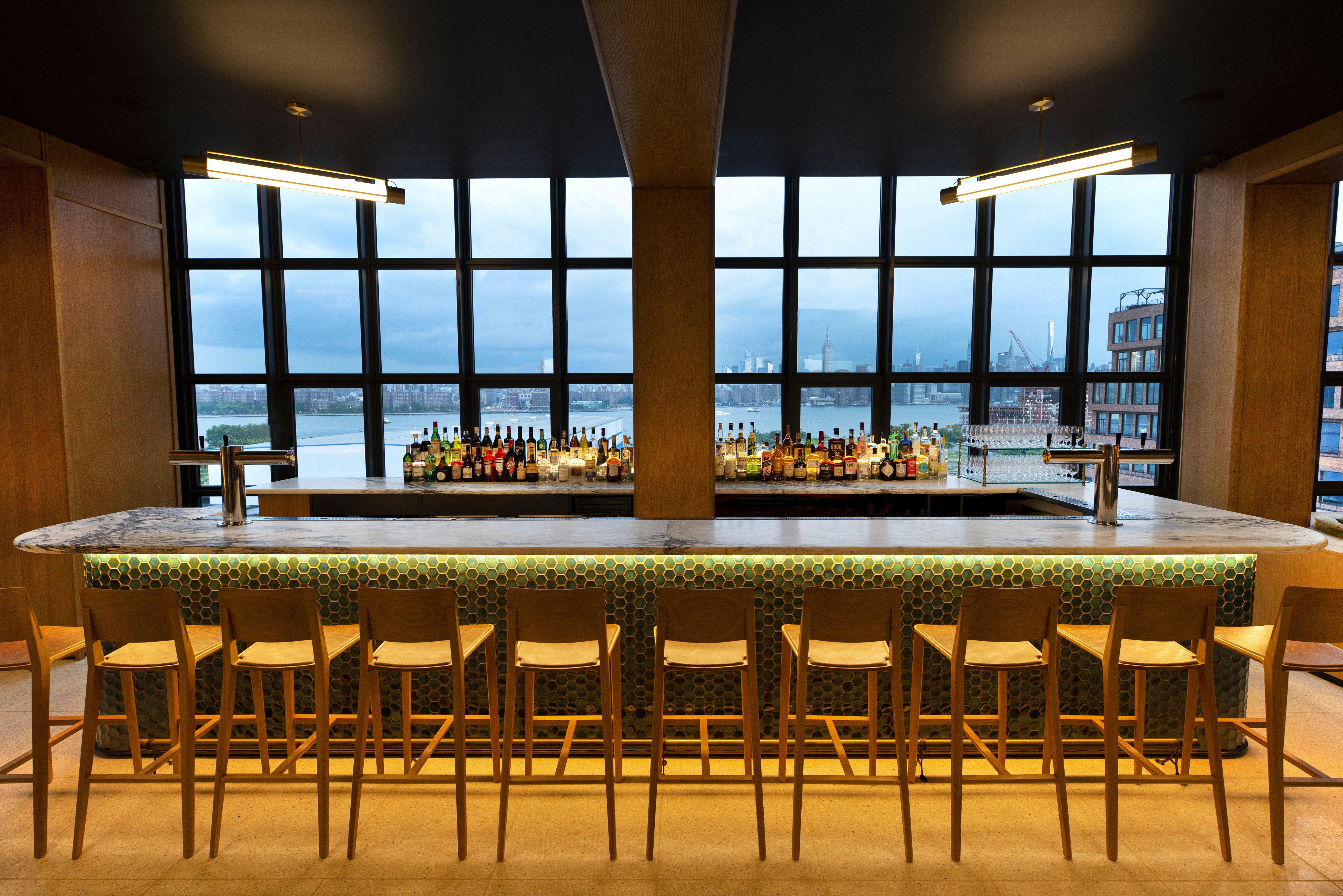 Bar Blondeau atop the Wythe Hotel, Brooklyn