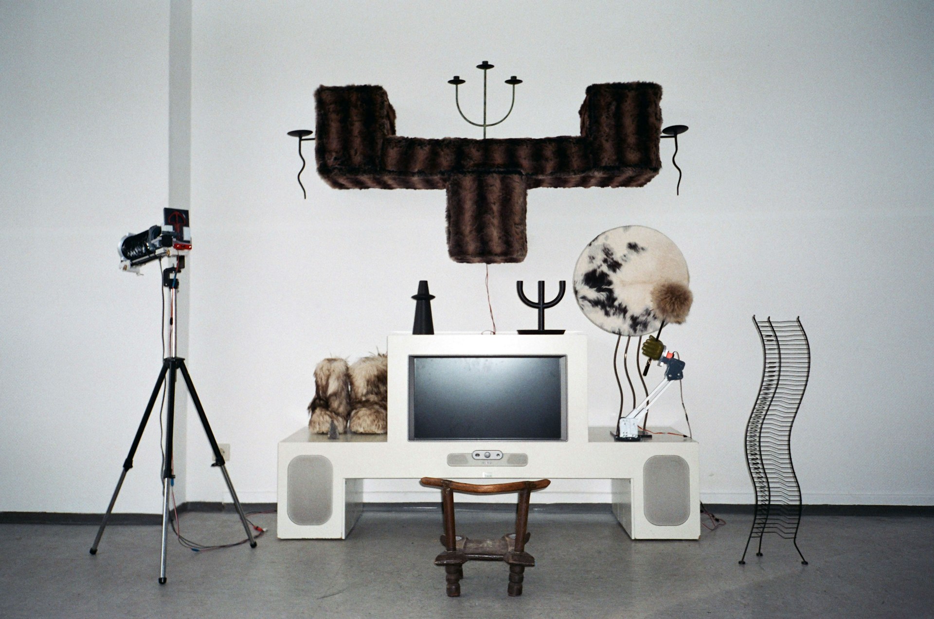 An installation view of Museum of Trance by Henrike Naumann and Bastian Hagedorn