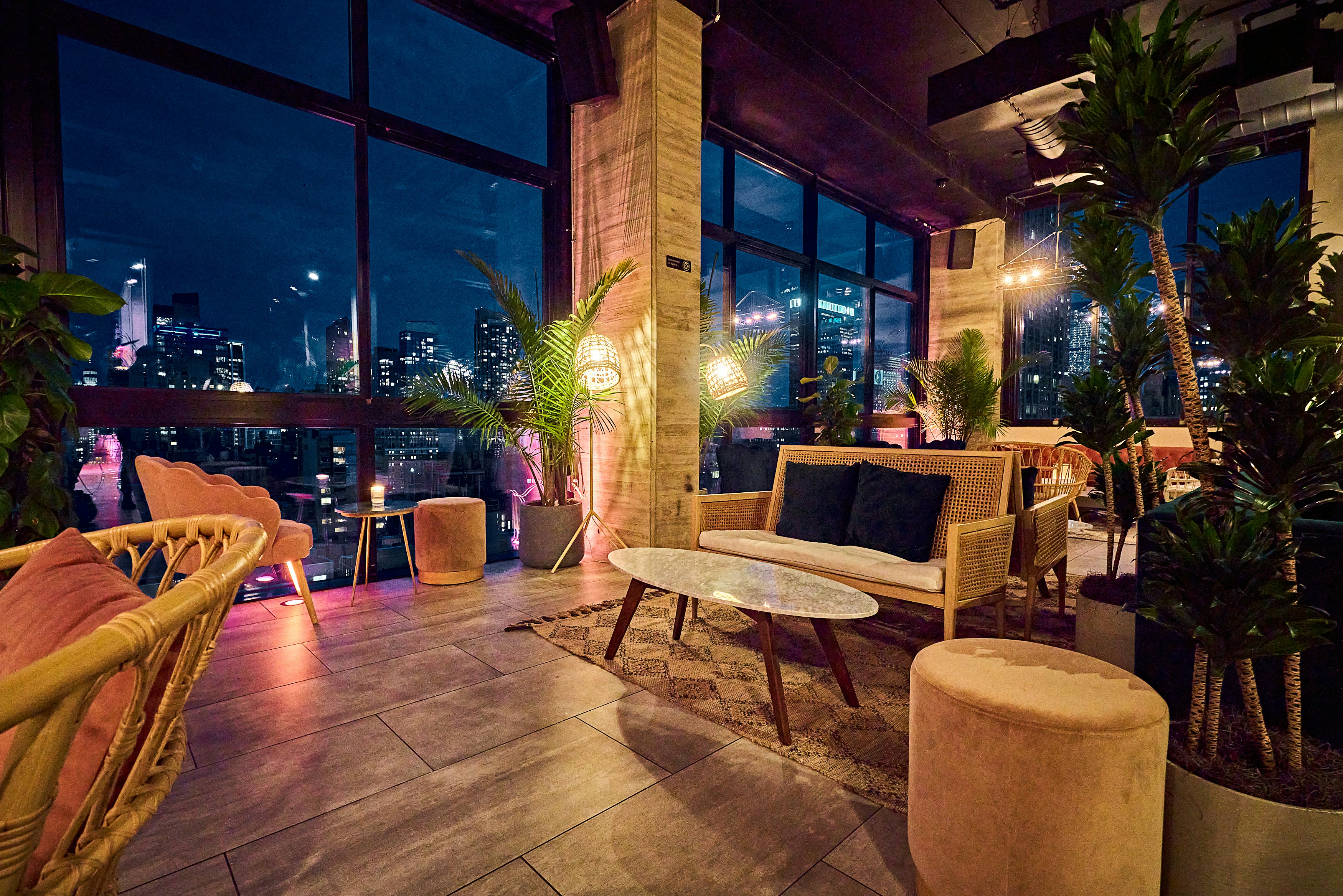 Daintree rooftop bar, just two blocks south of Bryant Park