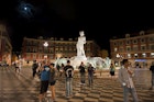 People at the fountain at Place Massena