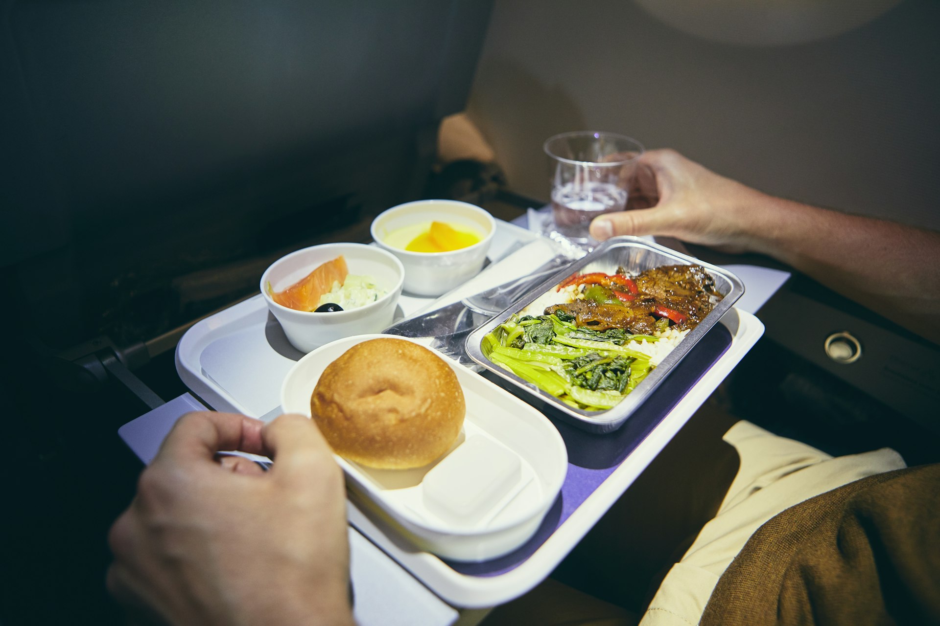 The best of what you can hope for when it comes to airplane food