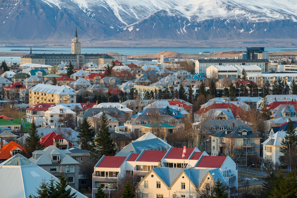 Reykjavik view from Perlan.