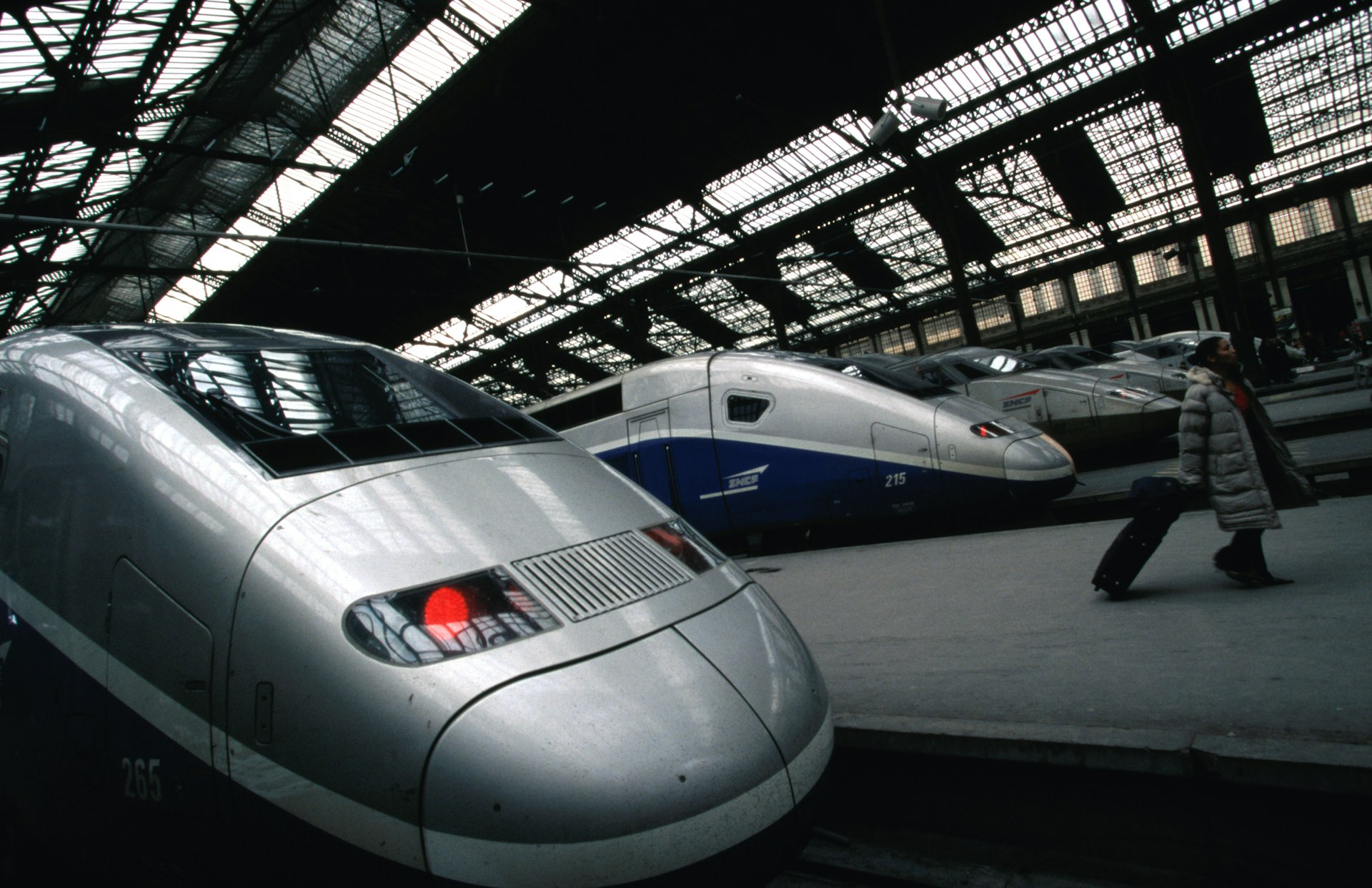TGV trains at Gare de Lyon Railway Station
