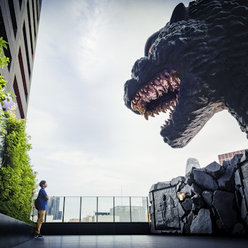 Godzilla at Hotel Gracery, Shinjuku.