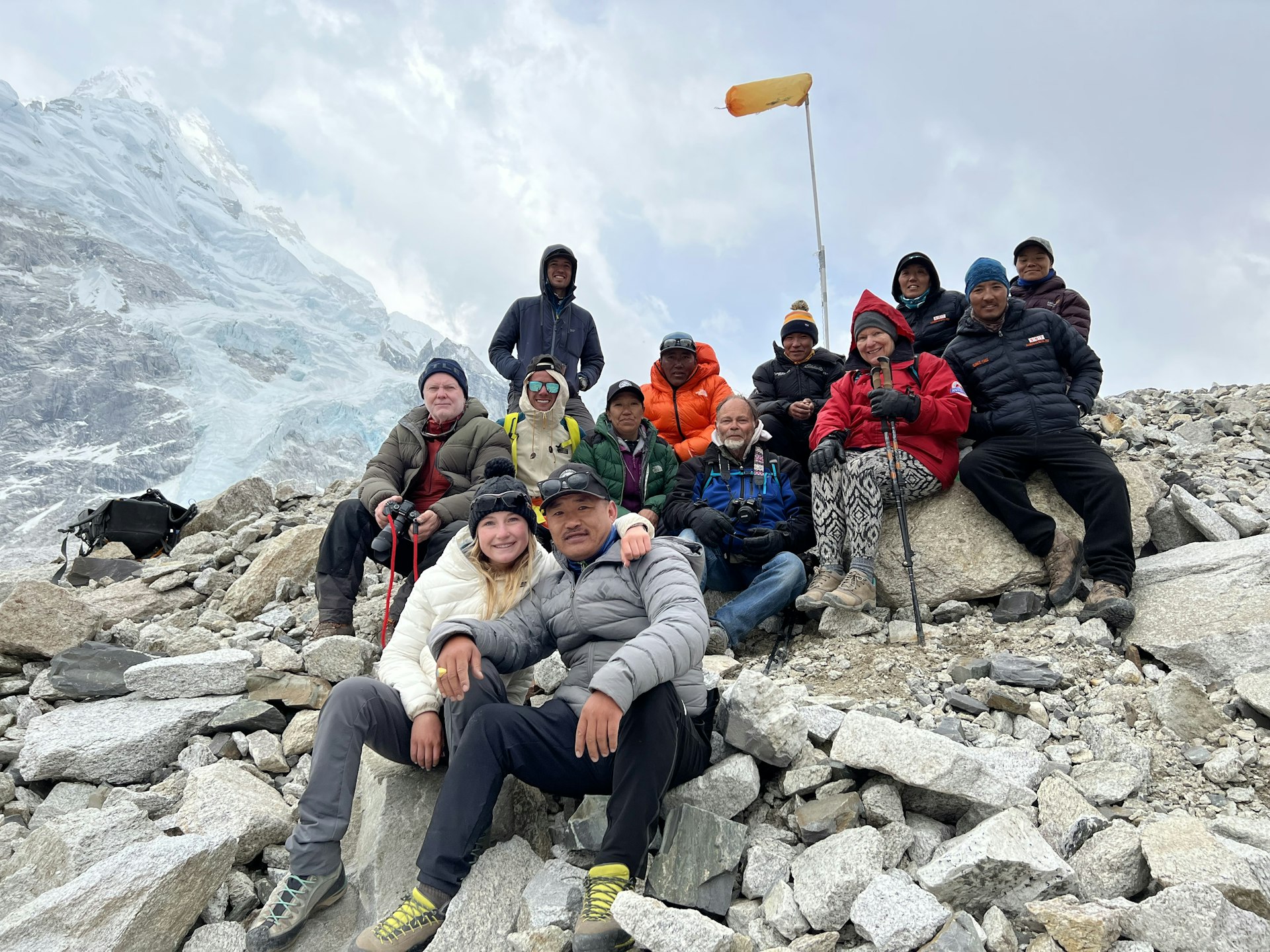 The Xtreme Climbers team for Lucy Westlake's Everest climb