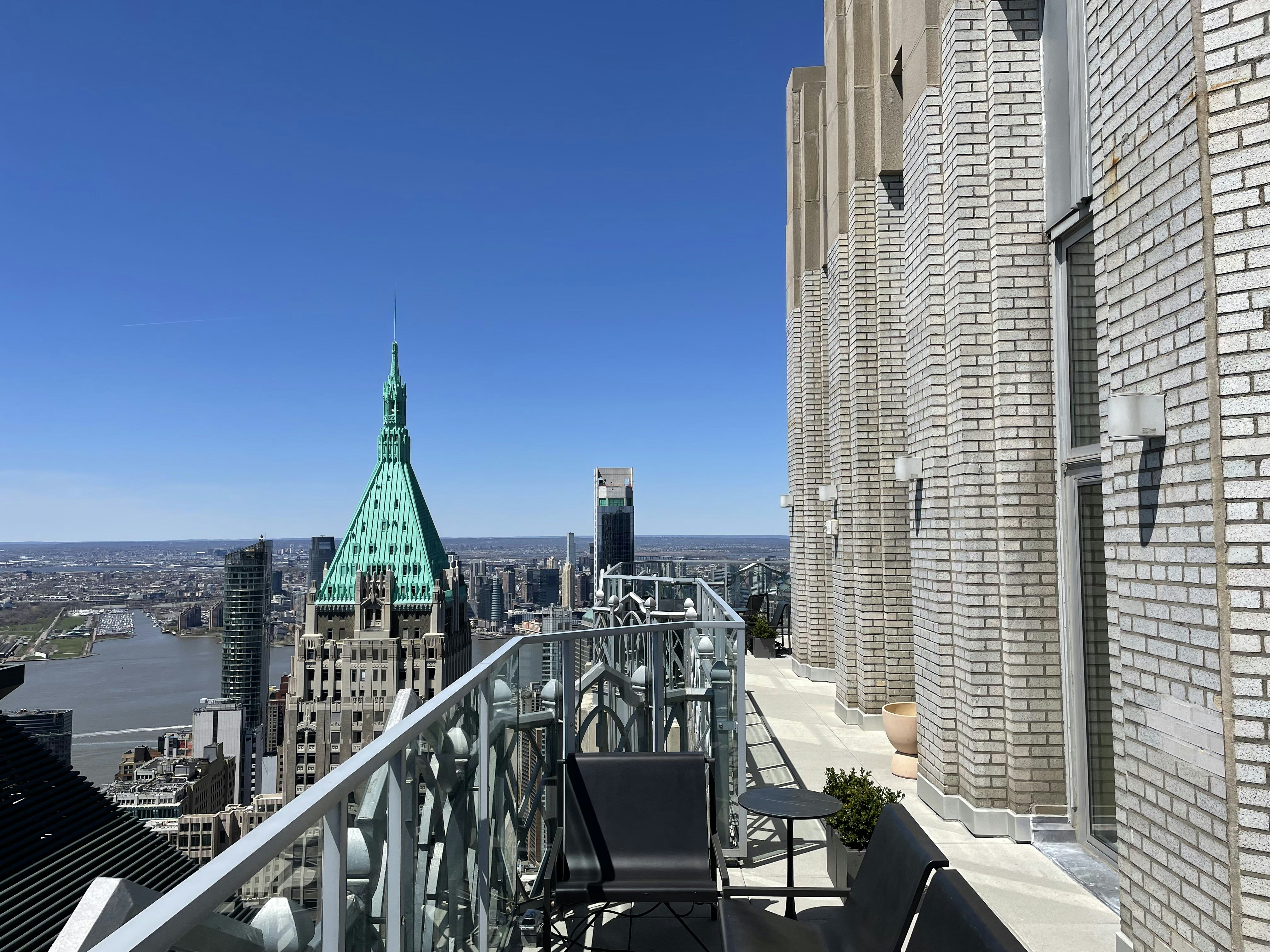 The outdoor terrace at Overstory