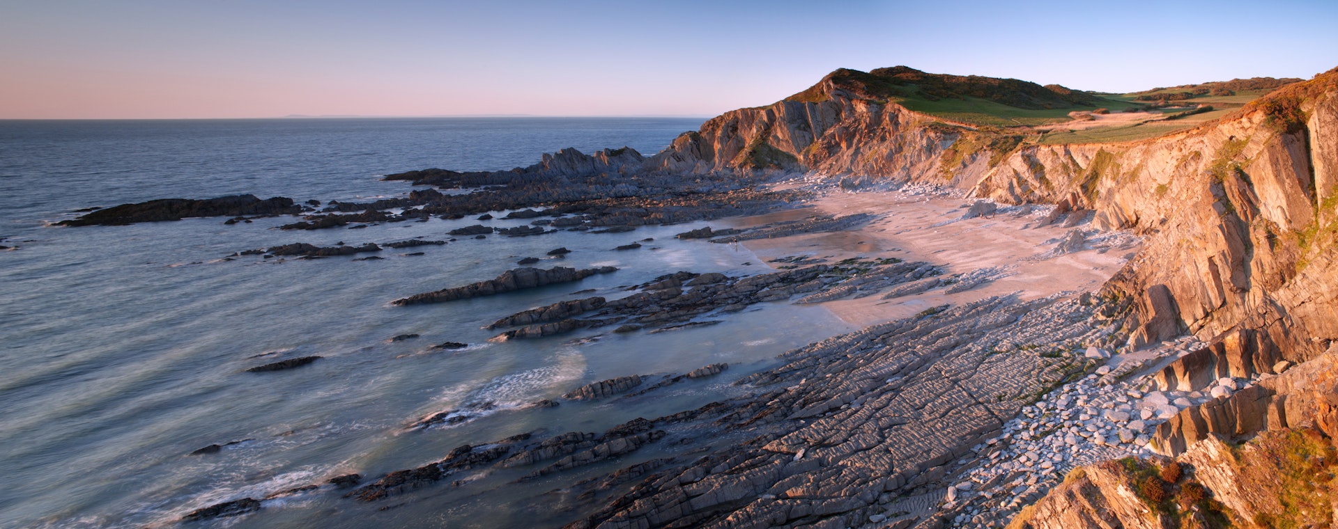 The rocks of Devon along the South West Coast Path