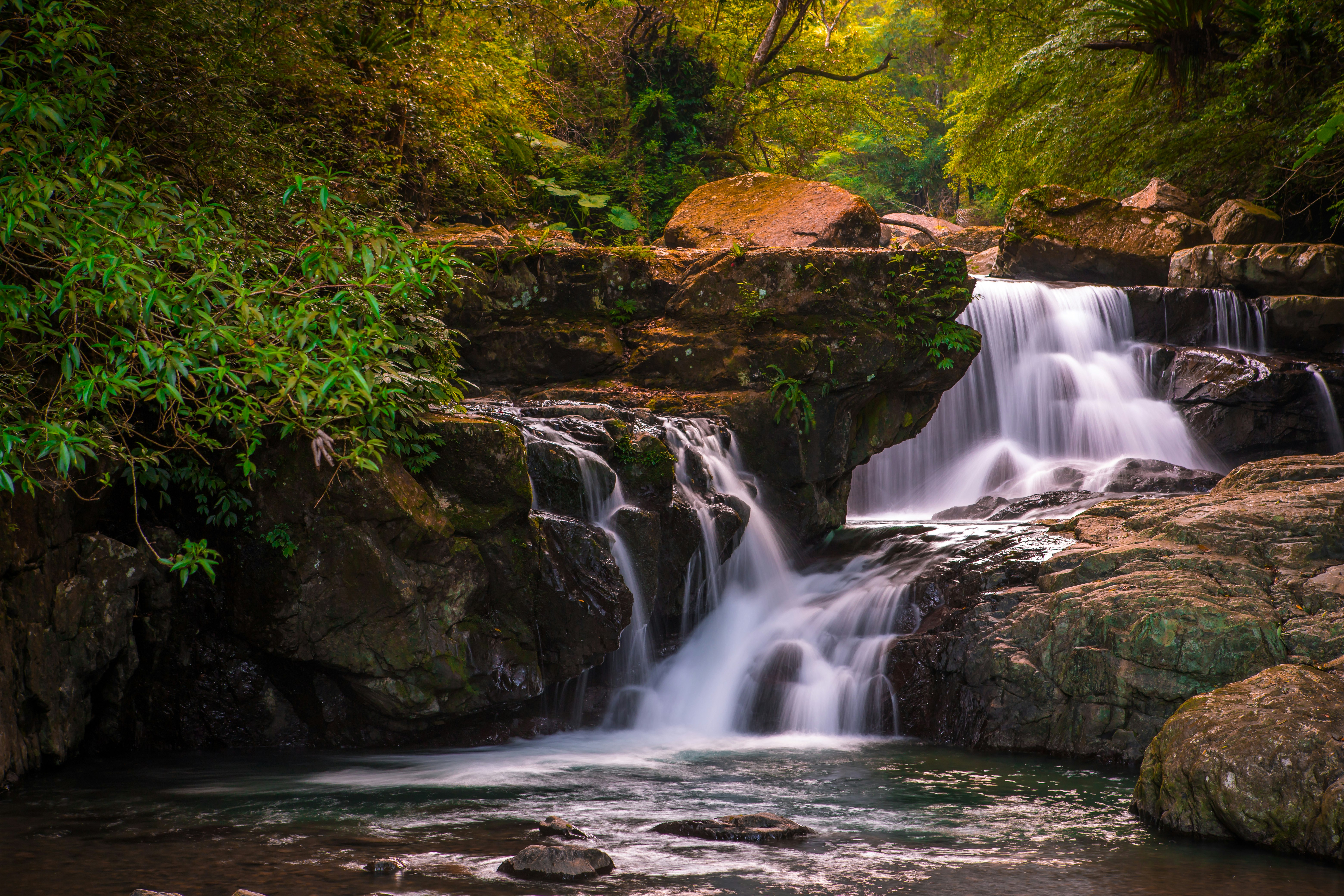Full Moon Waterfall in Manyueyuan National Forest Recreation Area near Taipei