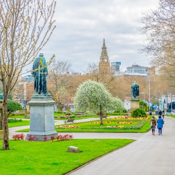 Garden of Saint John in Liverpool, England.; Shutterstock ID 1073658086; your: Brian Healy; gl: 65050; netsuite: Lonely Planet Online Editorial; full: Best parks in Liverpool