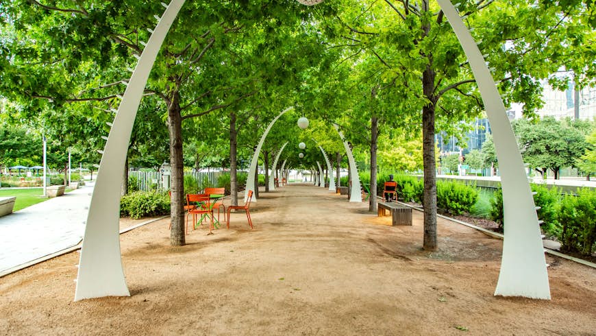 Klyde Warren Park - Butterfly Garden Arch