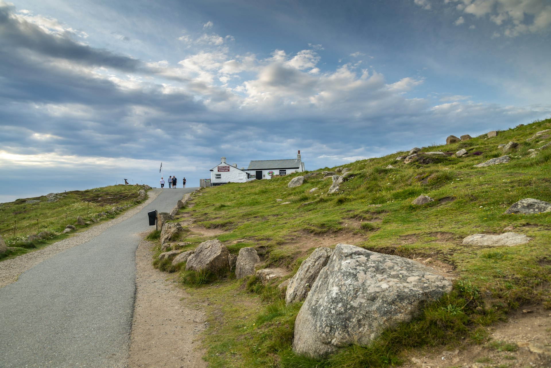 Land's End coastal pathway in Cornwall, Southwest England, UK