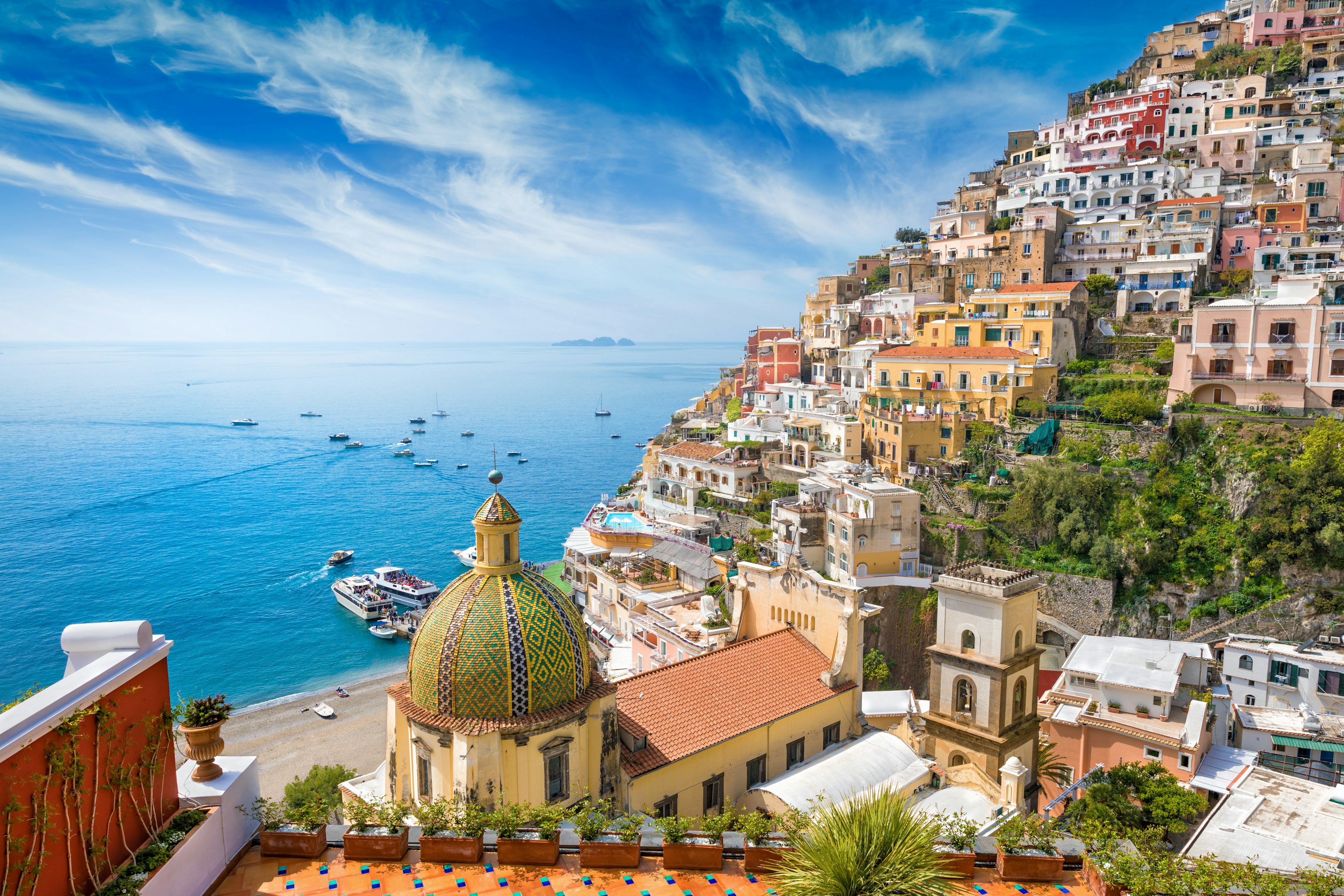 Seaside village of Positano on the Amalfi Coast