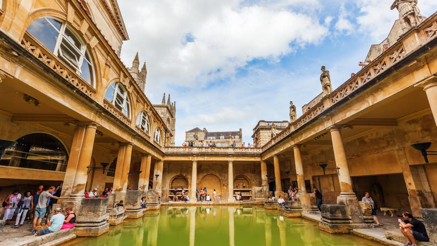 The Roman Baths gave the town of Bath its name