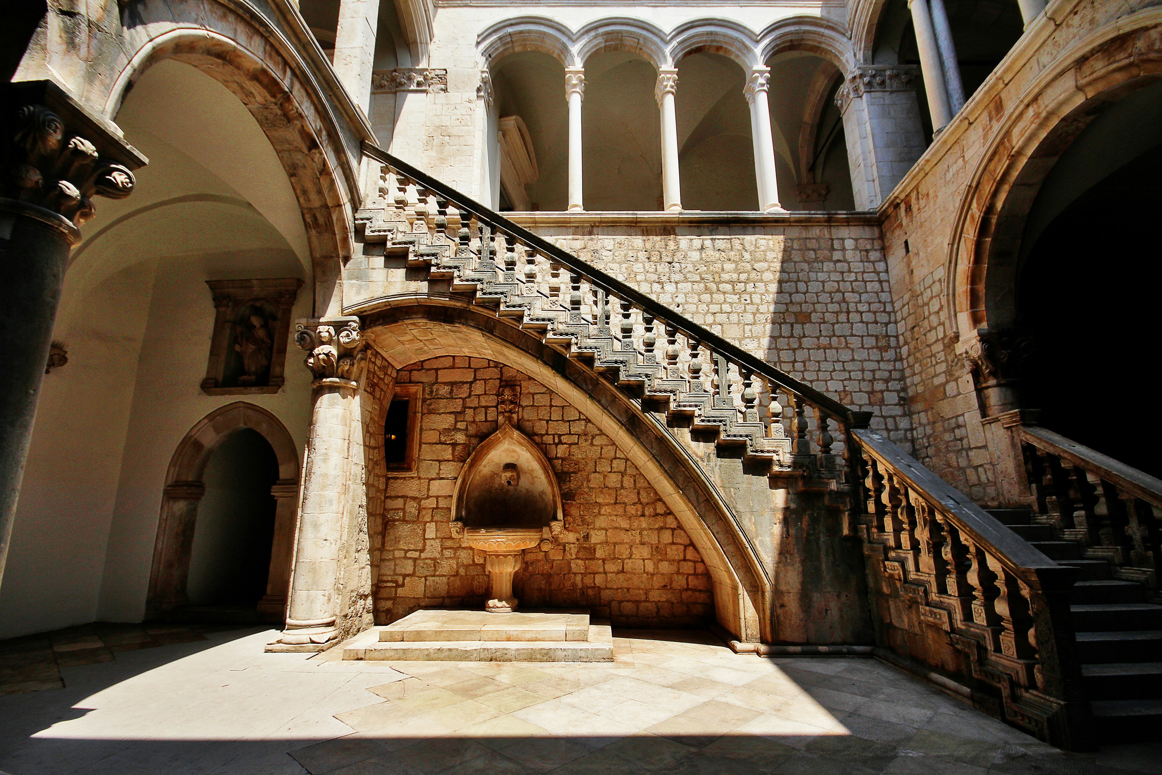 Rector's Palace (Knezev dvor), a palace that used to serve as the seat of the Rector of the Republic of Ragusa between the 14th century and 1808, Dubrovnik, Croatia