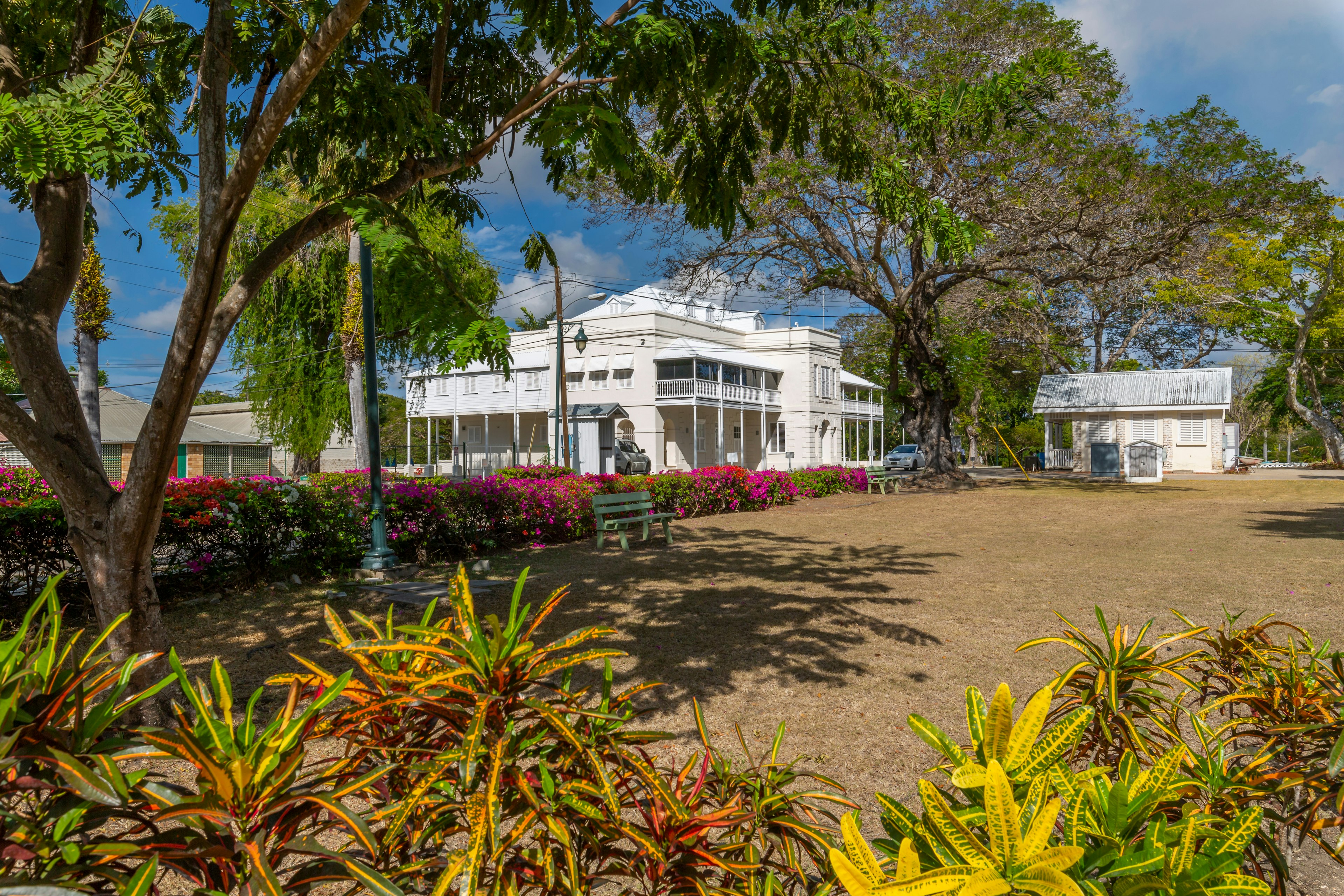 View of Queens Park House in Queens Park, Bridgetown, Barbados