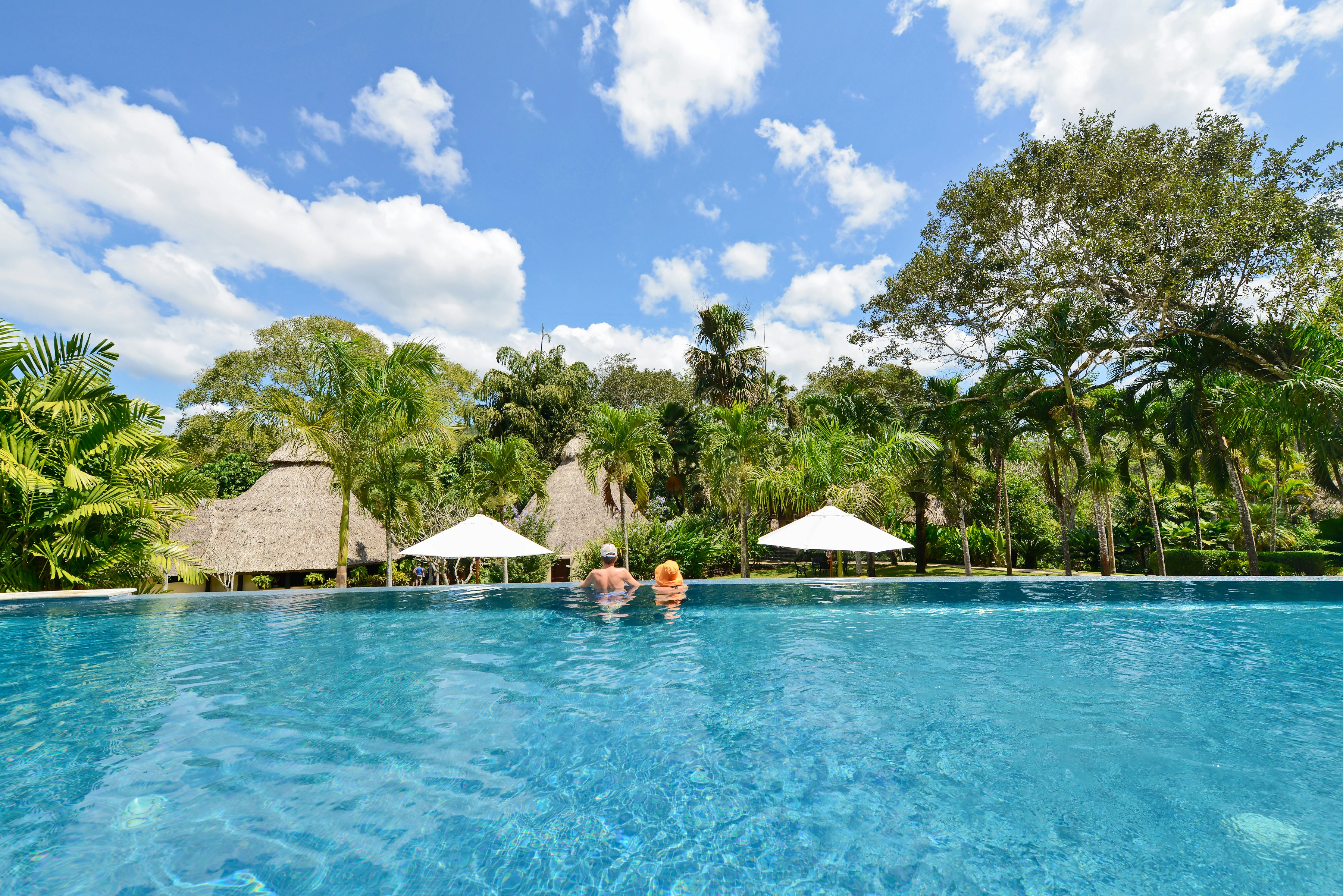 The pool at the Lodge at Chaa Creek, Belize