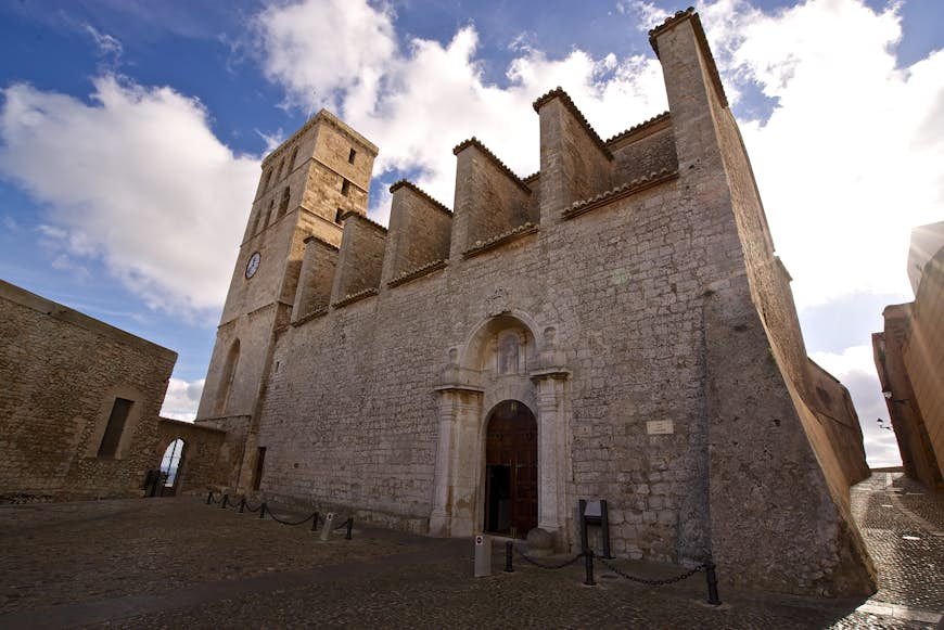 Dalt Vila's Catedral de Santa Maria de les Neus in Ibiza Town